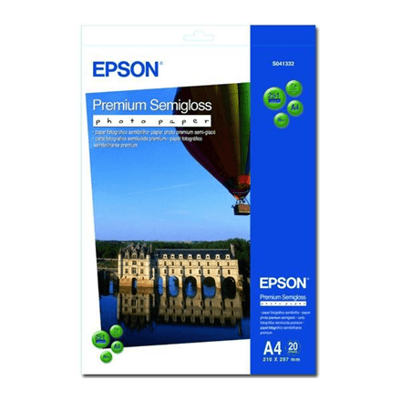 Premium Semigloss Photo Paper, DIN A4, 251g/mÂ², 20 Sheets | A4 – nuotrauka 1