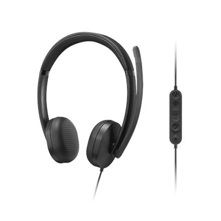 Lenovo Wired VoIP Headset 5000 (Teams) · Built-in microphone · USB Type-A, USB Type-C – image 1