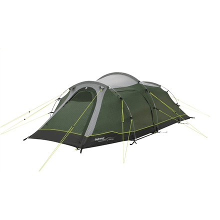 Outwell Two Room Tunnel Tent | Earth 3 Plus | 3 person(s) | Green – nuotrauka 1