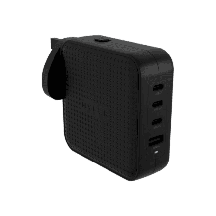 Hyper HyperJuice 100W USB-C GaN Travel Charger (3C+1A) - Black | Hyper – nuotrauka 1