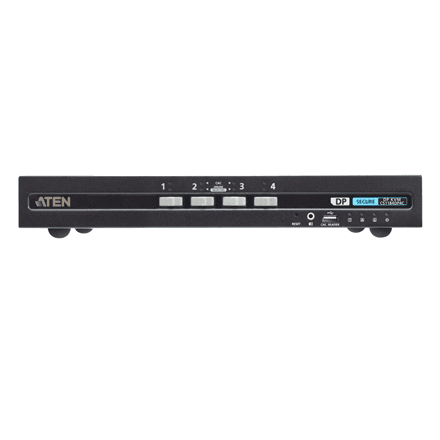 Aten | 4P USB DP Single Display PP4 Secure KVM (CAC) | CS1184DP4C – image 1