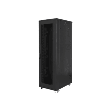 Lanberg Rack cabinet 19" free-standing 42U/800x1000 (flat pack) with mesh door – image 1