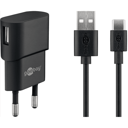 Goobay | 45298 USB-C Charger Set (5 W), Cable 1 m – nuotrauka 1