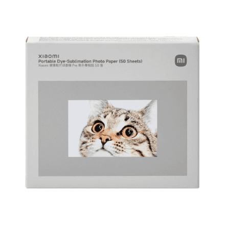 Xiaomi Portable Dye-Sublimation Photo Paper (50 Sheets) | 2x3-inch – nuotrauka 1