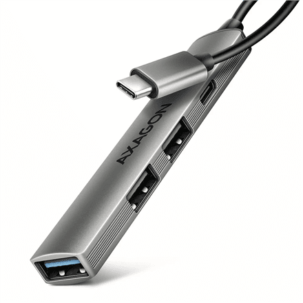 AXAGON ALU STRIP USB-C 4 port hub | HUE-STC – image 1