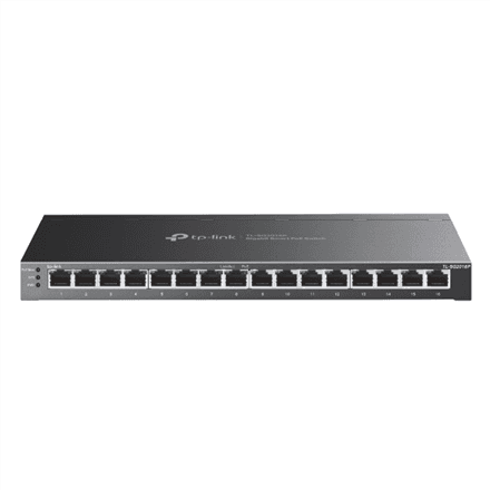 TP-LINK etStream 16-Port Gigabit Smart Switch with 8-Port PoE+ – image 1