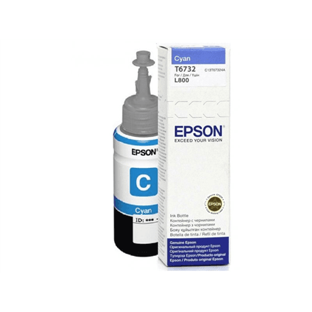 Epson T6732 Ink bottle 70ml | Ink Cartridge | Cyan – image 1