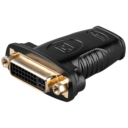 Goobay HDMI/DVI-I adapter, gold-plated – nuotrauka 1