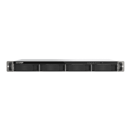 QNAP Compact 1U short-depth rackmount 2.5GbE NAS | TS-433eU | Cortex-A55 | 4 GB – nuotrauka 1
