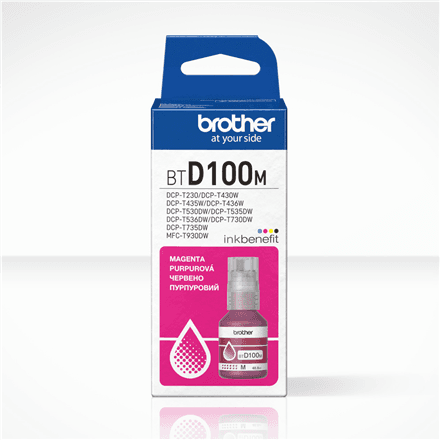 Brother BTD100M | Ink Bottle | Magenta – nuotrauka 1