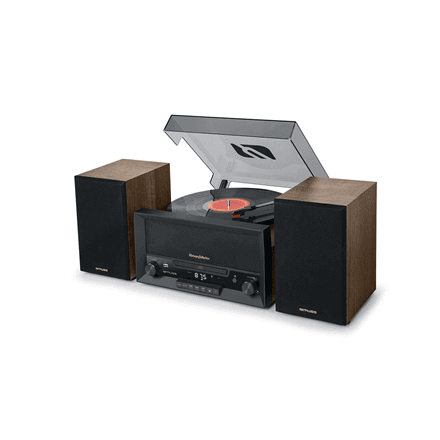 Muse | Turntable Micro System | MT-120MB | Drawer-type CD door | USB port | AUX in – image 1