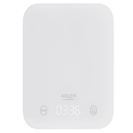 Adler Kitchen Scale | AD 3181w | Graduation 1 g | Display type LED | White – nuotrauka 1