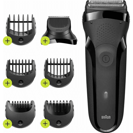 Braun Shaver | 300BT Series 3 | Operating time (max) 30 min | NiMH | Black – image 1