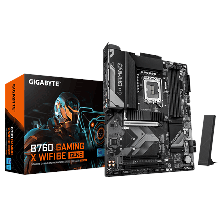 Gigabyte B760 G X WF6E GEN5 · Processor family Intel · Processor socket LGA1700 – nuotrauka 1