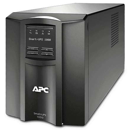 Schneider Electric APC Smart-UPS, Tower, 8x IEC C13 outlets, SmartConnect Port+SmartSlot, AVR, LCD · SMT1000IC · 1000 VA – nuotrauka 1