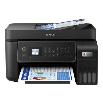 Epson | Multifunctional printers | EcoTank L5310 | Inkjet | Colour | A4 | Wi-Fi | Black – nuotrauka 1