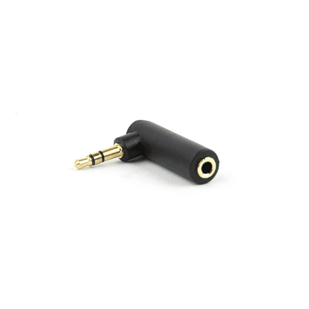 Cablexpert | 3.5 mm Stereo Audio Right Angle Adapter | A-3.5M-3.5FL – image 1