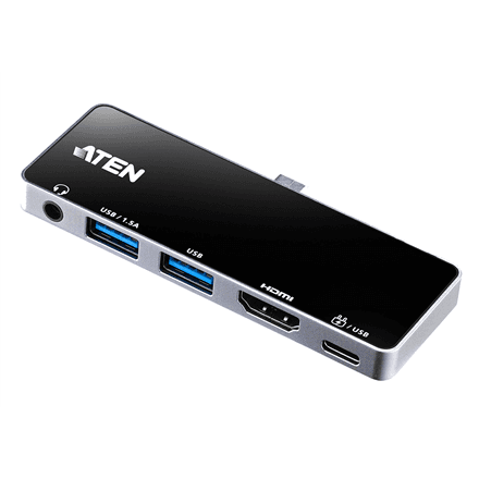 Aten UH3238 USB-C Travel Dock with Power Pass-Through · Aten · USB-C Travel Dock with Power Pass-Through – nuotrauka 1