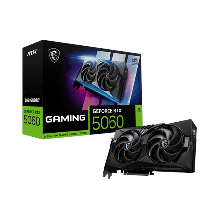 MSI GeForce RTX 5060 8G GAMING OC · NVIDIA · 8 GB – nuotrauka 1