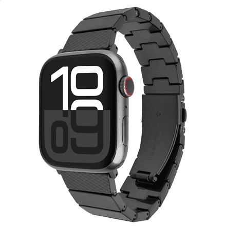 Fixed | Resin Strap pro for Apple Watch 38/40/41mm | Carbon Black | Epoxy Resin – image 1