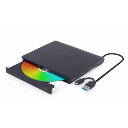 Gembird External USB DVD Drive · DVD-USB-031 · Interface USB Type-C (m), USB 3.1 Gen. 1 – nuotrauka 1
