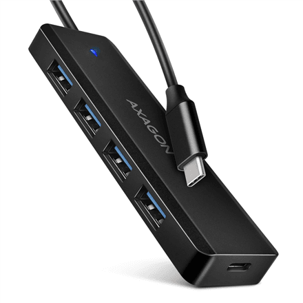 AXAGON Travel four-port USB-C 5Gbps hub | HUE-C1C – nuotrauka 1