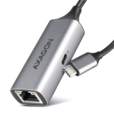 AXAGON | ADE-TXPD USB-C Gigabit Ethernet Adapter with PD 100W – image 1