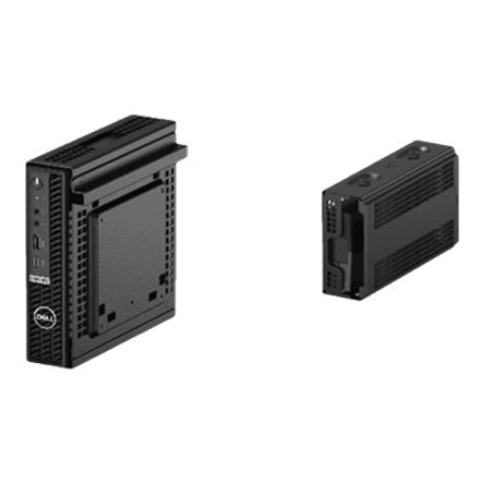 Dell | OptiPlex Micro and Thin Client Dual VESA Mount w/Adapter Bracket | Black – image 1