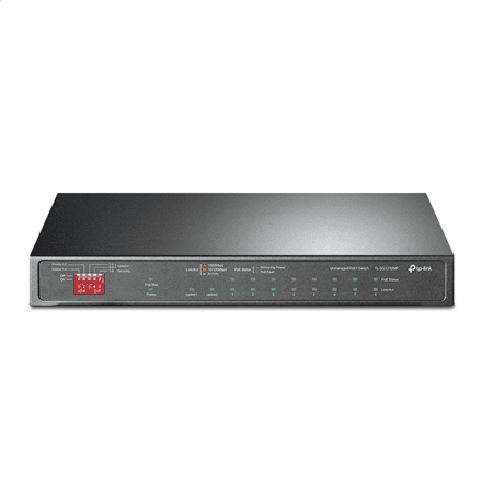 TP-LINK 10-Port Gigabit Easy Smart Switch with 8-Port PoE+ – nuotrauka 1