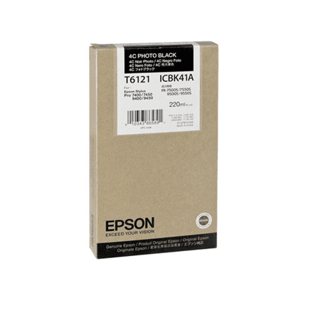 Epson T612100 | Ink cartrige | Photo Black – nuotrauka 1