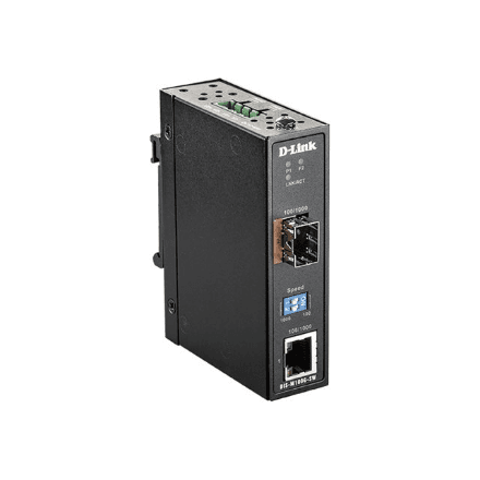 D-Link | Industrial Media Converter | DIS-M100G-SW | 10/100/1000Base-T | SFP – nuotrauka 1