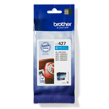 Brother LC427C | Ink Cartridge | Cyan – nuotrauka 1
