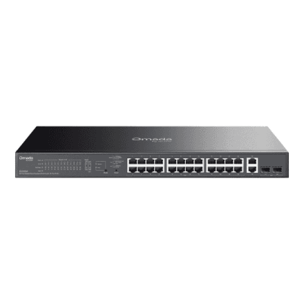 TP-Link Omada 28-Port Gigabit Easy Managed Switch with 24-Port PoE+ | TP-LINK – nuotrauka 1