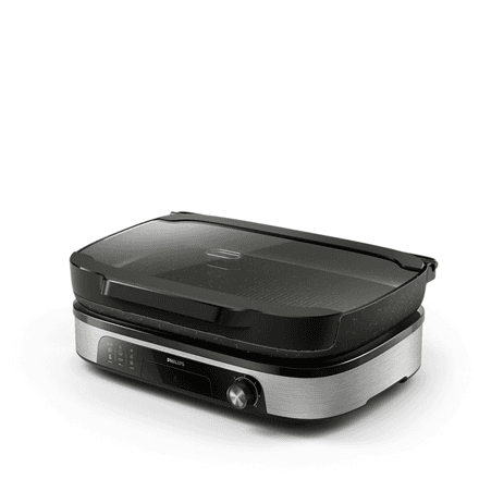 Philips Table Grill | HD6212/90 | 2400 W | Black/Stainless Steel – image 1