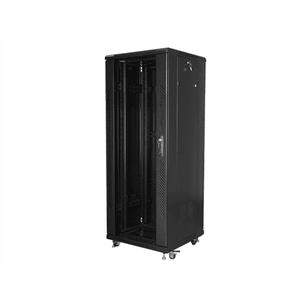 Lanberg | Rack cabinet 19" free-standing 32U/600x600 (flat pack) | FF01-6632-12B | Black – nuotrauka 1