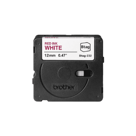 Brother BTAG-232 | Red on White | Btag – nuotrauka 1