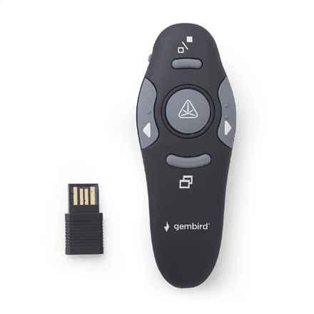 Gembird Wireless presenter with laser pointer | WP-L-11 – nuotrauka 1