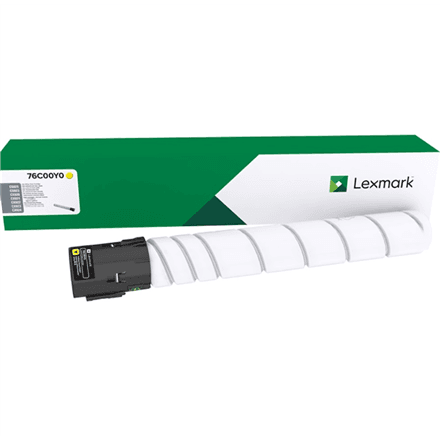Lexmark Toner Cartridge | 76C00Y0 | Toner cartridge | Yellow – image 1