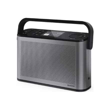 Sharp OSAKA Stereo Portable Digital Radio · DR-P540(GY) · USB port – nuotrauka 1