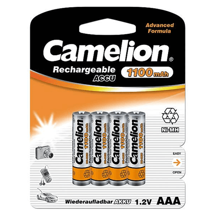 Camelion | AAA/HR03 | 1100 mAh | Rechargeable Batteries Ni-MH | 4 pc(s) – nuotrauka 1