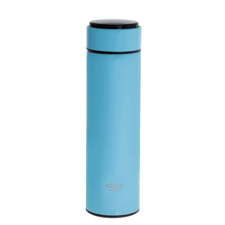 Adler | Thermal Flask | AD 4506bl | Material Stainless steel/Silicone | Blue – nuotrauka 1