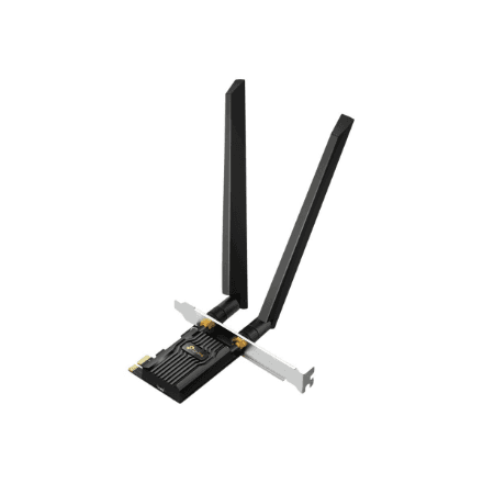 TP-LINK | AXE5400 Tri-Band Wi-Fi 6E Bluetooth PCI Express Adapter – image 1