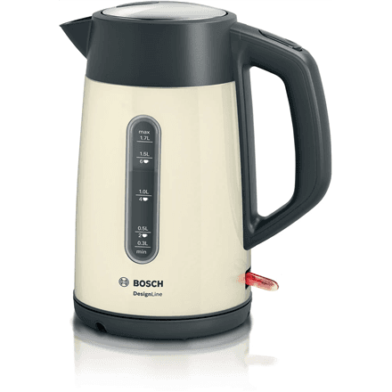 Bosch | Kettle | TWK4P437 | Electric | 2400 W | 1.7 L | Stainless steel | Beige – image 1