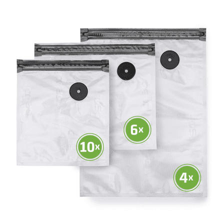 Caso | Vacu ZIP-Bags Set | 01243 | Transparent – image 1