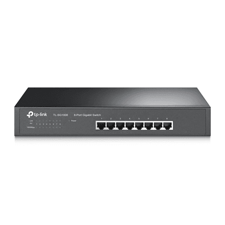TP-LINK | 8-Port Gigabit Switch | TL-SG1008 | Unmanaged | Desktop/Rackmountable – nuotrauka 1