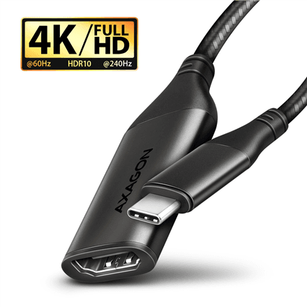 AXAGON | Active converter | USB-C to HDMI | 0.25 m – nuotrauka 1