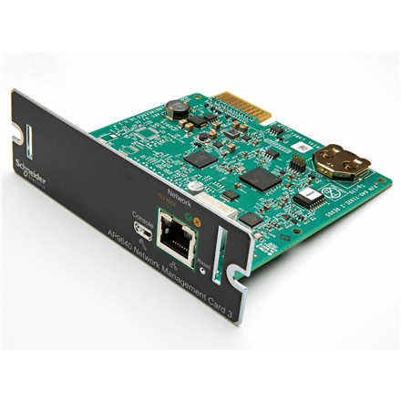 Schneider Electric Device monitoring and control, network management cards, NMC3, secure remote UPS monitoring and control | AP9640 – nuotrauka 1