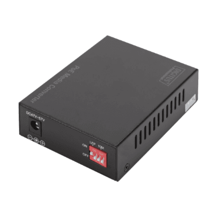 DIGITUS Gigabit Ethernet PoE+ Media Converter, SFP | Digitus – nuotrauka 1