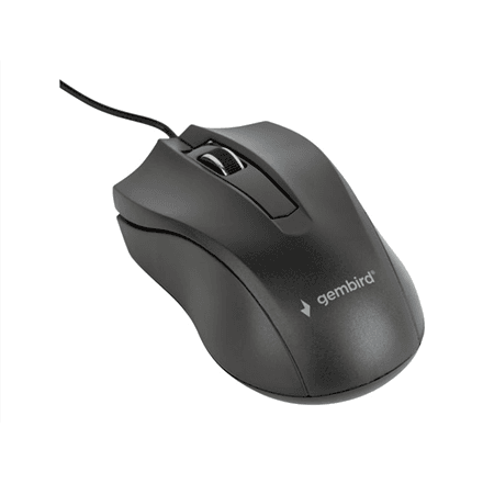 Gembird | Optical Mouse | MUS-3B-01 | Optical mouse | USB | Black – nuotrauka 1