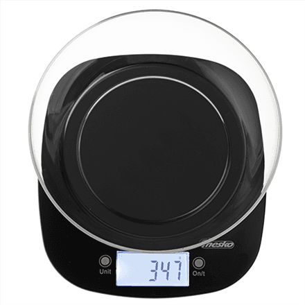 Adler Kitchen Scale with a bowl | MS 3179b | Graduation 1 g | Display type LCD | Black – nuotrauka 1
